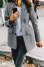 Load image into Gallery viewer, AEL Plaid Women&#39;s Blazer Long Sleeve Lapel Collar Pocket Slim Female Coat Spring Office Lady Fashion Clothin